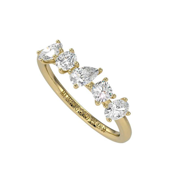 ✨ Varie Pietre Ring | 14K Echt Goud