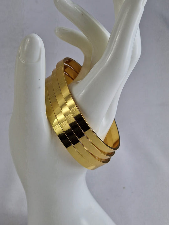 4-delige Armband Set - 14K Verguld Goud Waterdicht