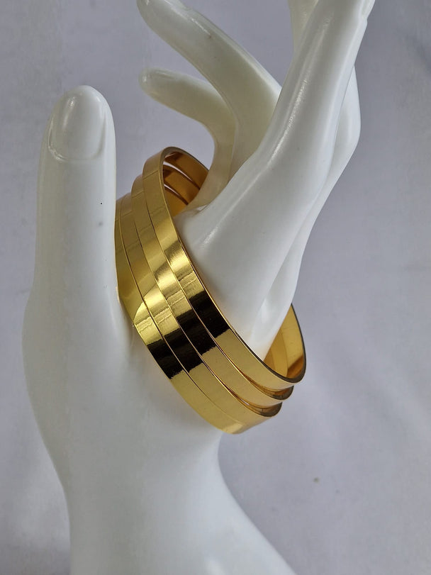 4-delige Armband Set - 14K Verguld Goud Waterdicht