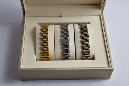 Alle drie varianten in luxe doos