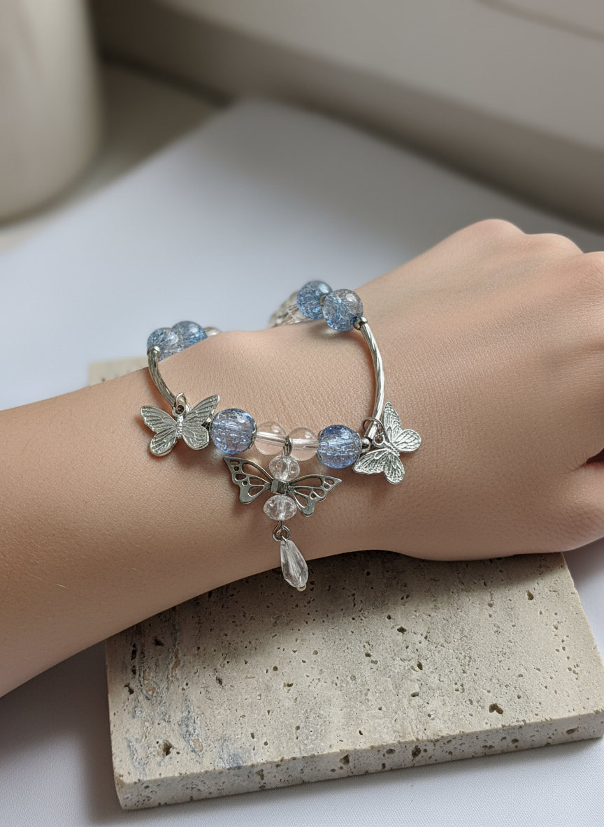 Armband met vlinders - foto 4