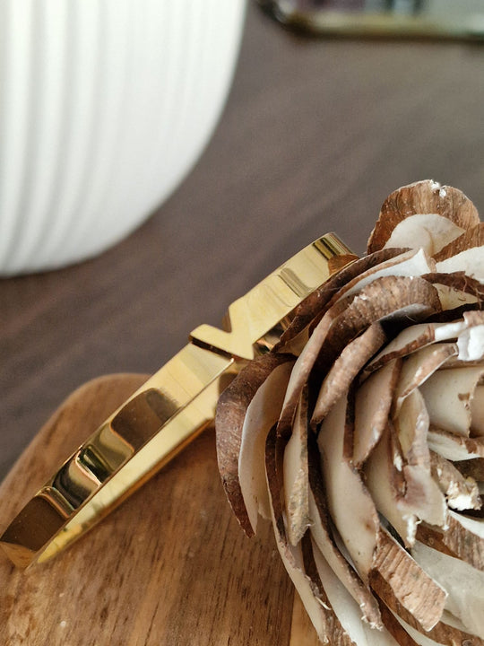 Luxuriöses Unisex-Designer-Armband – 18 Karat vergoldet &amp; silberfarben erhältlich