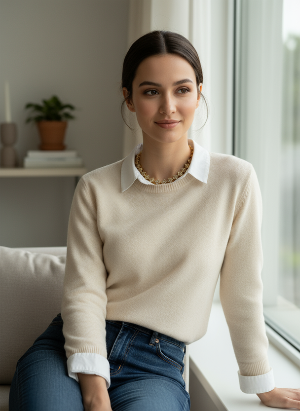 Casual chic foto bloemen collier