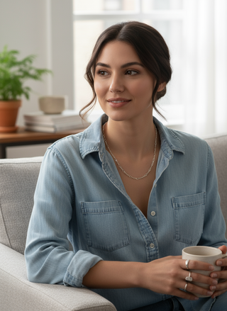 Casual Figaro ketting kort