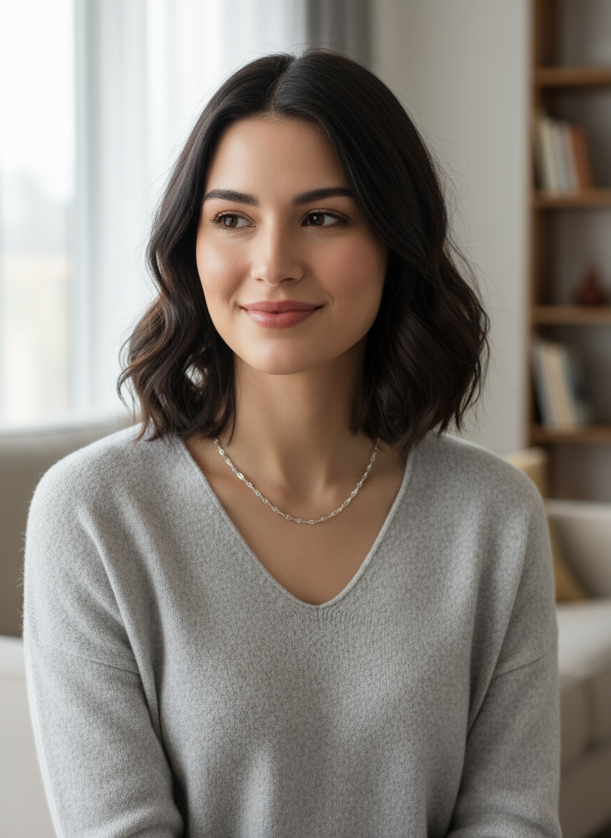 Casual foto ketting kort