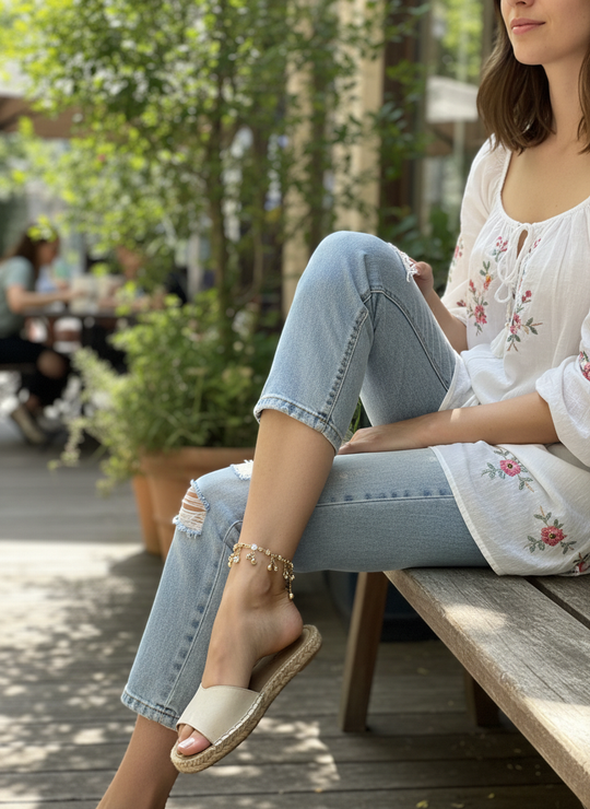 Casual lifestyle enkelbandje