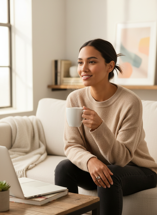 Casual lifestyle foto - Zilverkleurige ring in dagelijks gebruik
