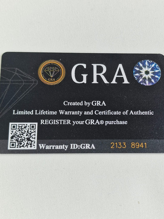 Ohrstecker aus 925er Sterlingsilber mit Moissanit-Diamant – 1 Karat – Farbe D