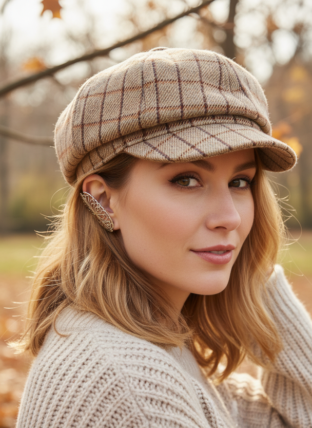 Champagne barette portrait