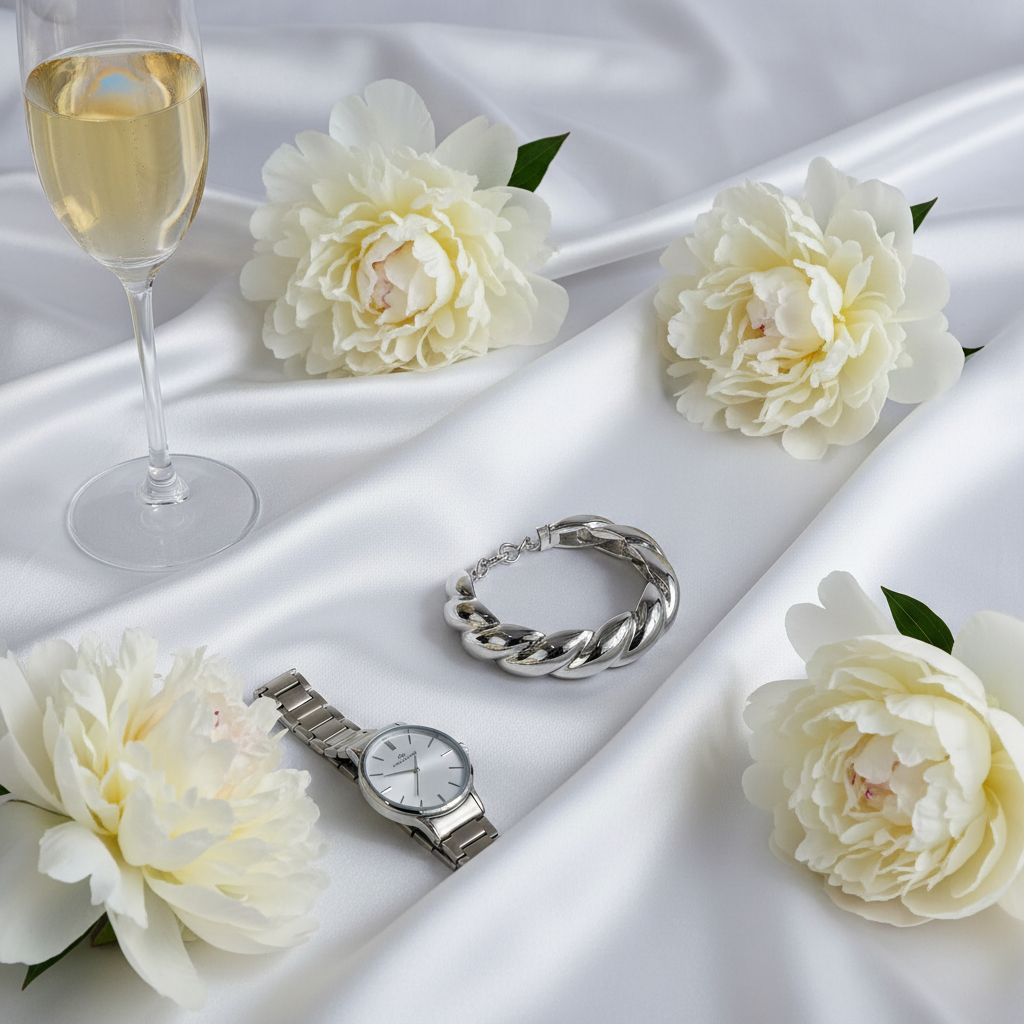 Champagne lifestyle zilver