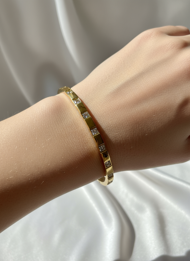 Close-up detail zirkoon stenen