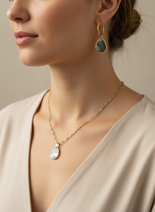 Close-up van jouw sieraden set