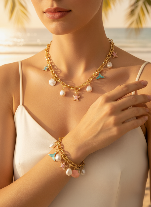 Complete zomer strand set met zeester