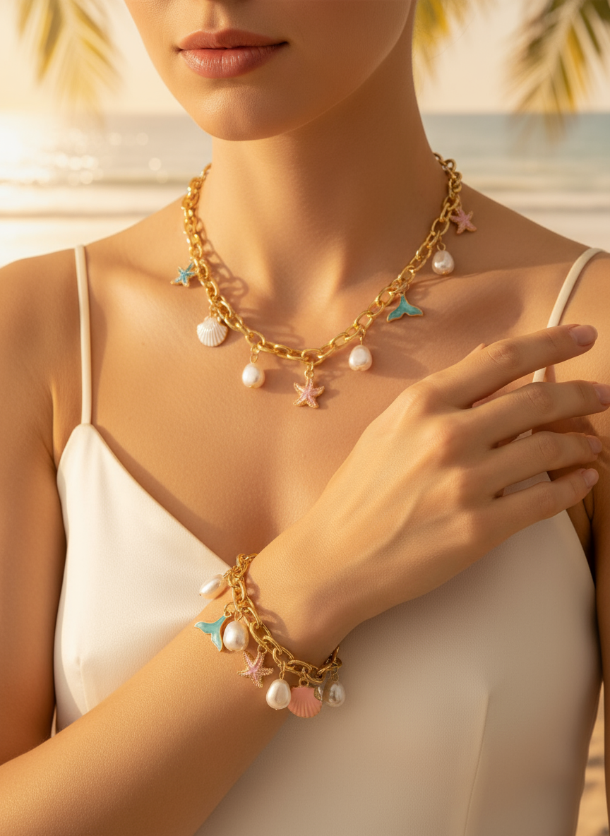 Complete zomer strand set met zeester