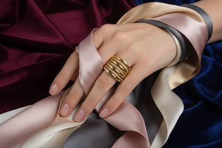 Creatieve styling met echt model