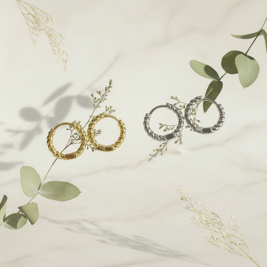 Creolen met botanische elementen