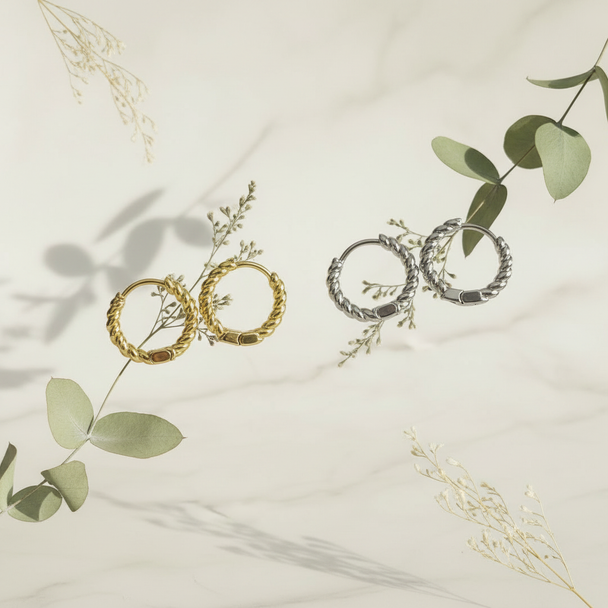 Creolen met botanische elementen