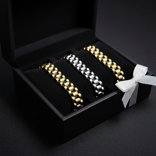 Cuban chain armbanden in luxe doos
