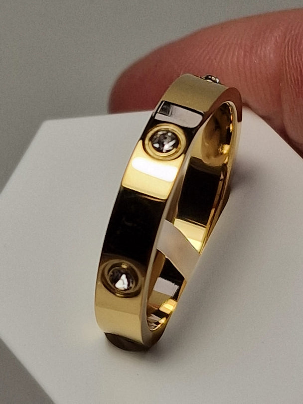 Vriendschap Ring - Verkrijgbaar in Goud of Zilver - Dames