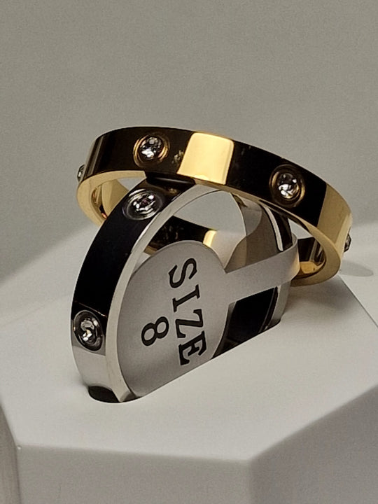 Vriendschap Ring - Verkrijgbaar in Goud of Zilver - Dames