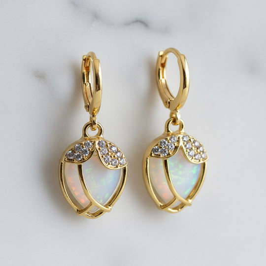 Detail opaal kristal