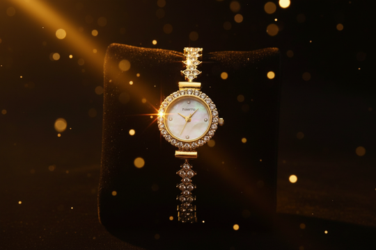 Dramatisch - Gouden armband