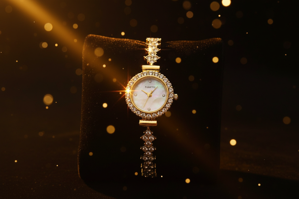 Dramatisch - Gouden armband