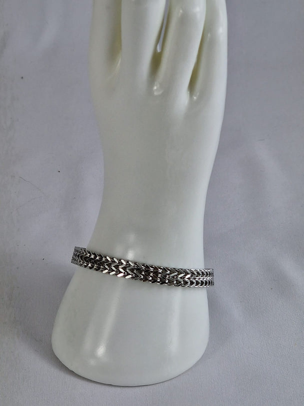 Heren Armband Roestvrij Staal - Dubbellaags Schakelarmband