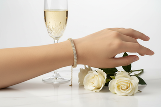 Elegant met champagne