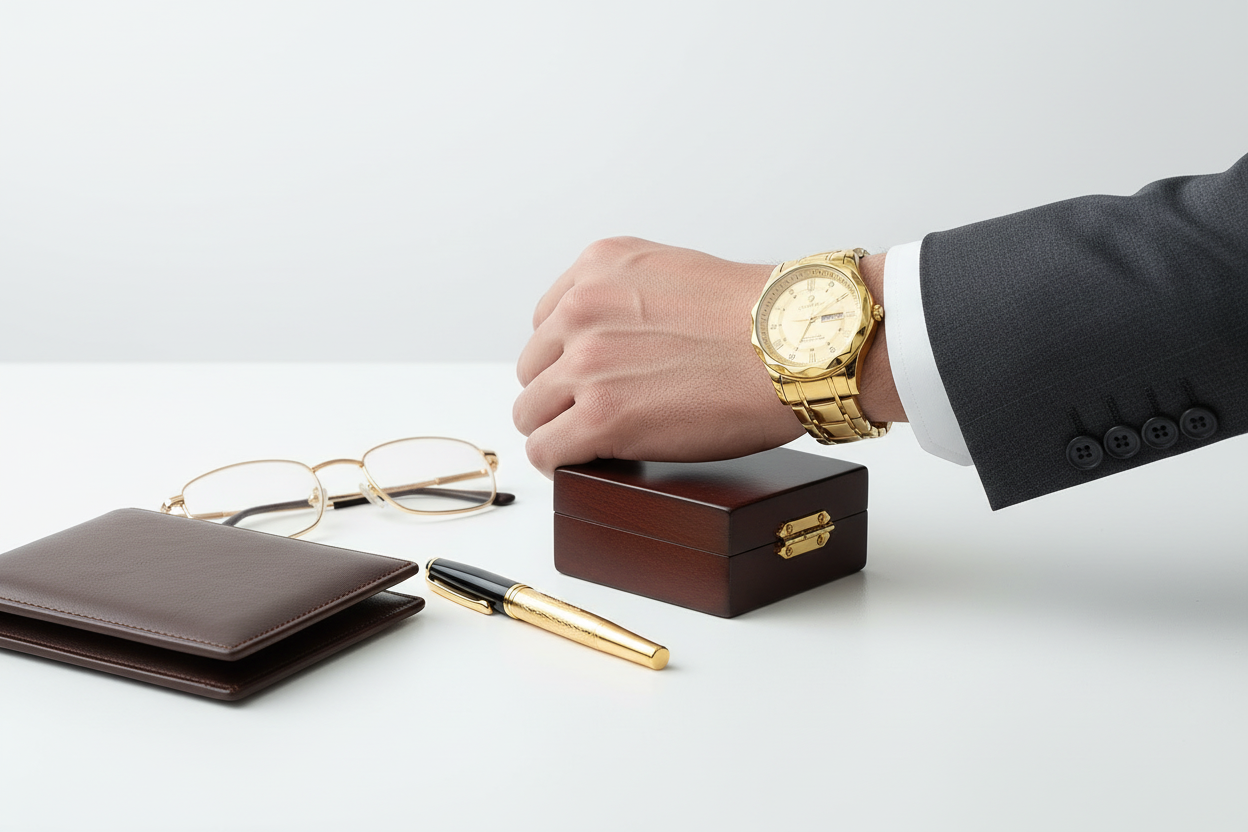 Elegante compositie masculien