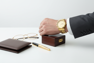 Elegante compositie masculien