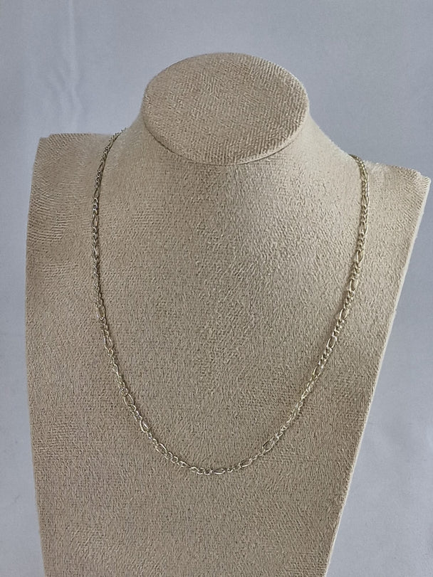 Figaro Ketting 925 Sterling Zilver - Klassiek Design - 50cm