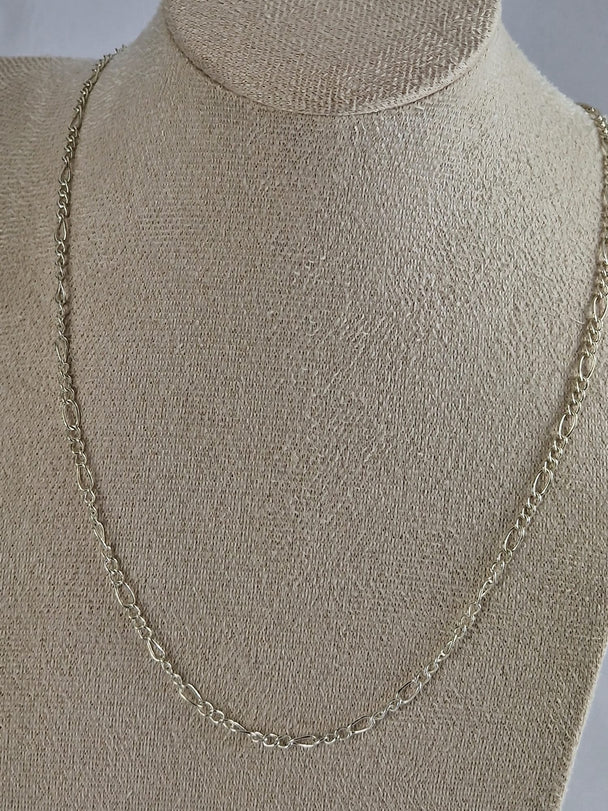 Figaro Ketting 925 Sterling Zilver - Klassiek Design - 50cm