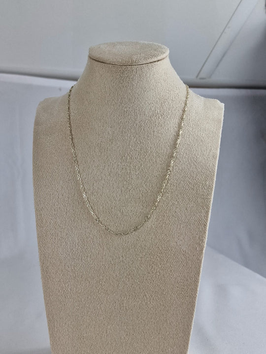 Delicate Schakelketting 925 Sterling Zilver - Elegant Design - 50cm