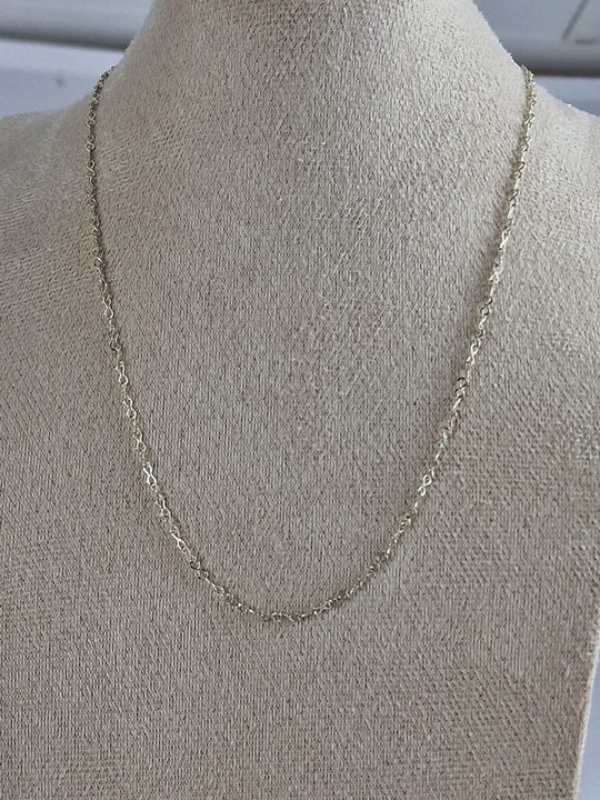 Delicate Schakelketting 925 Sterling Zilver - Elegant Design - 50cm