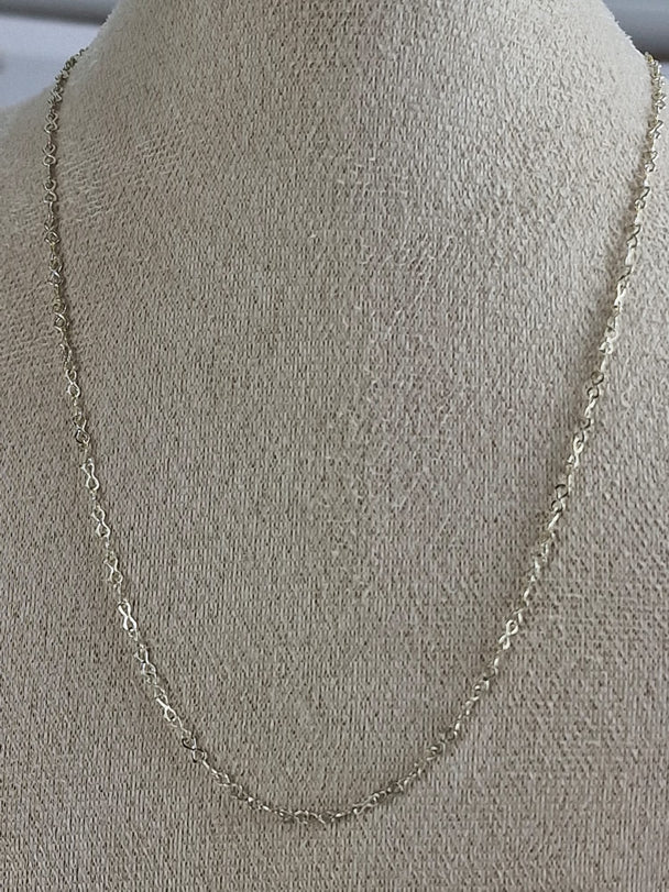 Delicate Schakelketting 925 Sterling Zilver - Elegant Design - 50cm