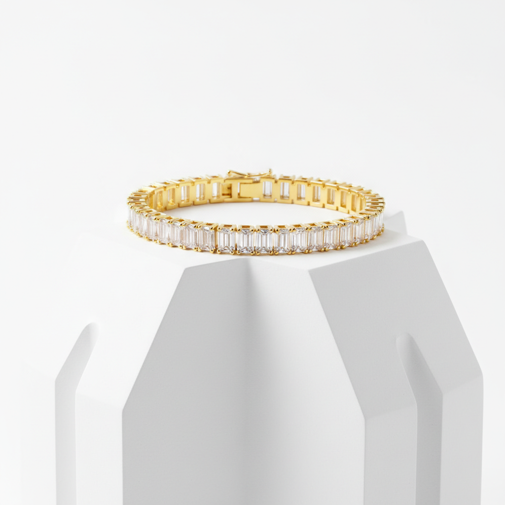 Foto 5: Op geometrisch podium