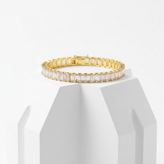 Foto 5: Op geometrisch podium