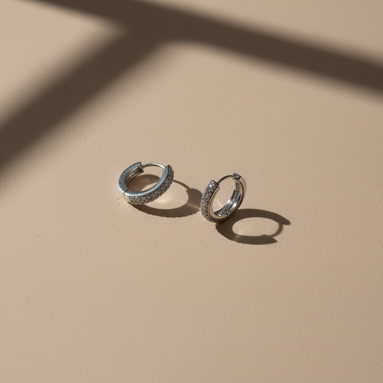 Creolen Zirkonia 18K Verguld