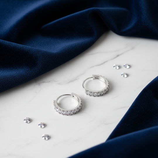 Creolen Zirkonia 18K Verguld