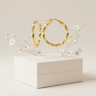 Girella creolen minimalistisch