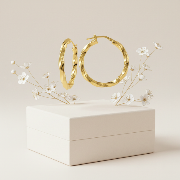 Girella creolen minimalistisch