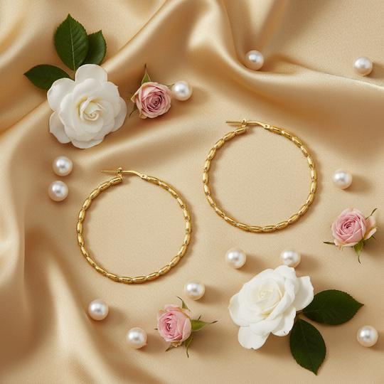 Goldplated flatlay
