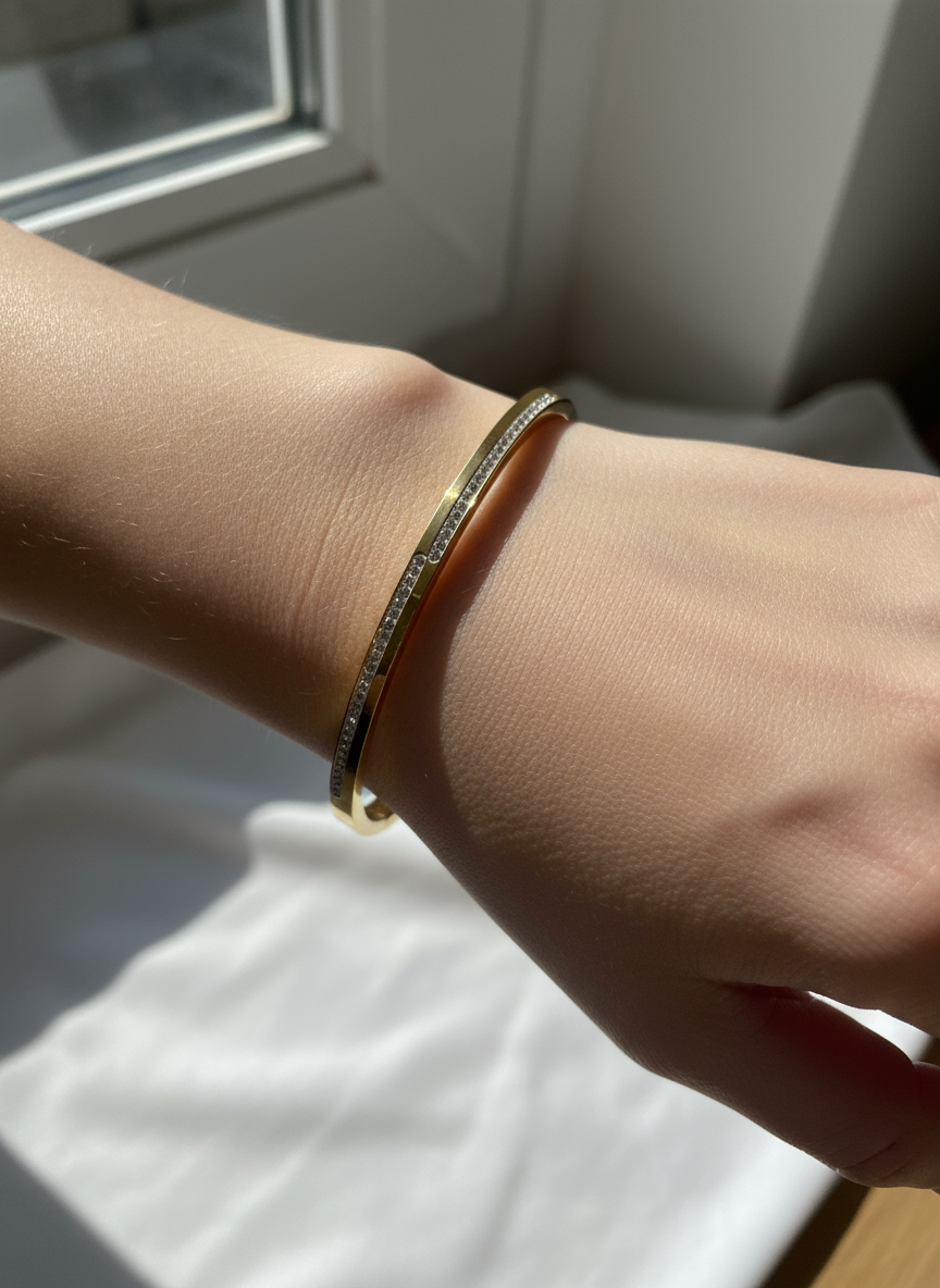Gouden crossover armband - foto 4