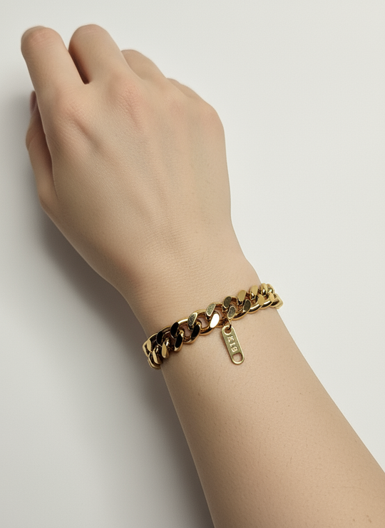 Grove schakelarmband productfoto