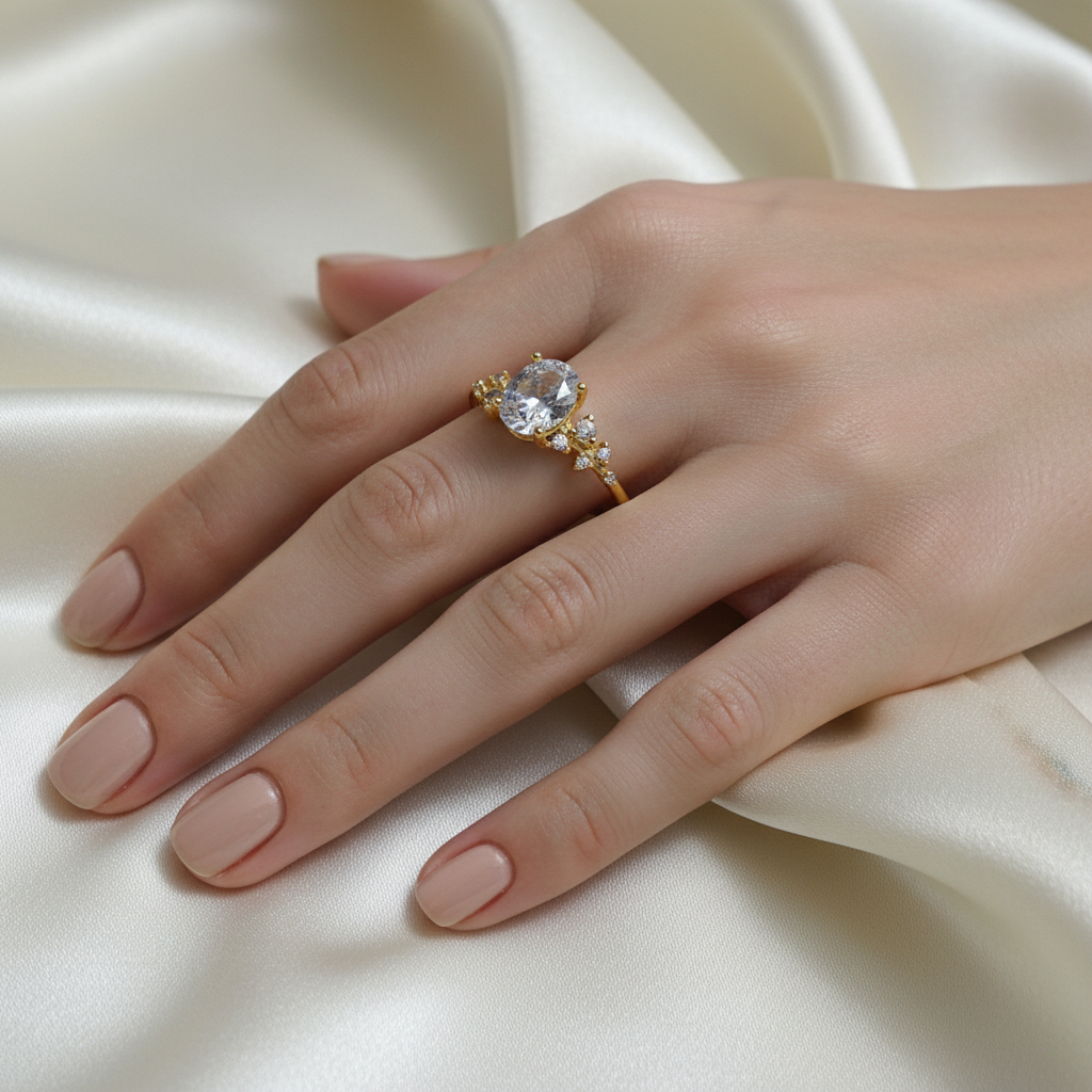 Handmodel vintage ring