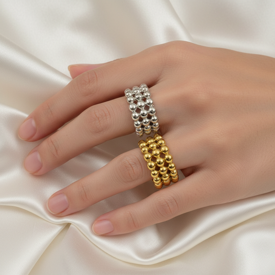 Handmodel - zilver en goud