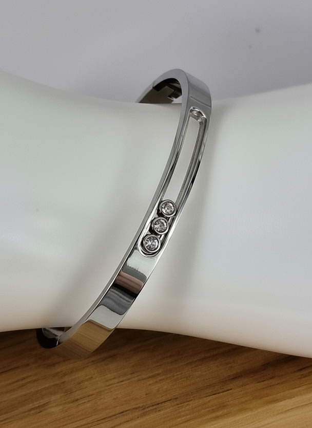 Elegante Armband met Zirkonia - Goud & Zilver