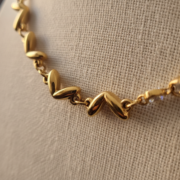 Close-up detail zigzag wave patroon