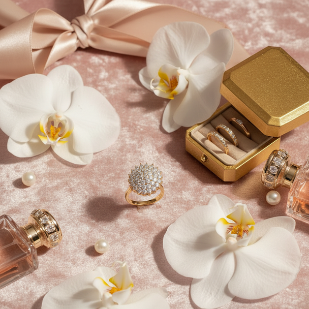 Ring Bloem Goud Zirkonia